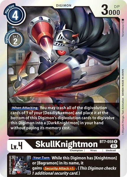 SkullKnightmon &mdash; Digimon Card Game card