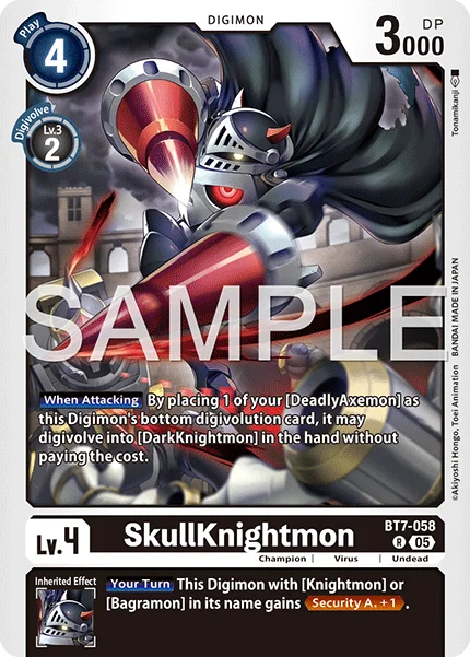 SkullKnightmon &mdash; Digimon Card Game card