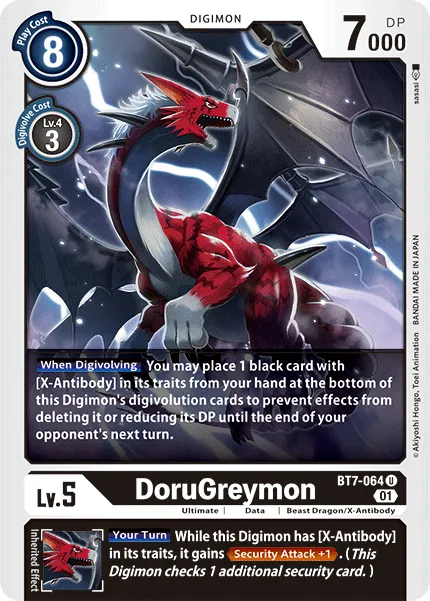 DoruGreymon &mdash; Digimon Card Game card