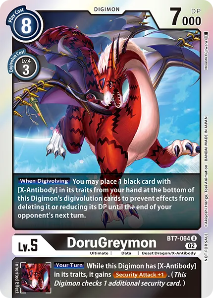 DoruGreymon &mdash; Digimon Card Game card