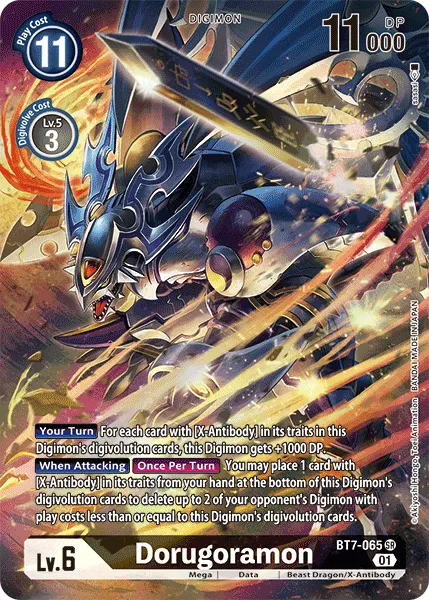Dorugoramon &mdash; Digimon Card Game card