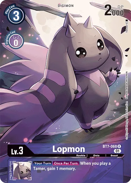 Lopmon &mdash; Digimon Card Game card