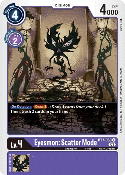Eyesmon: Scatter Mode &mdash; Digimon Card Game card