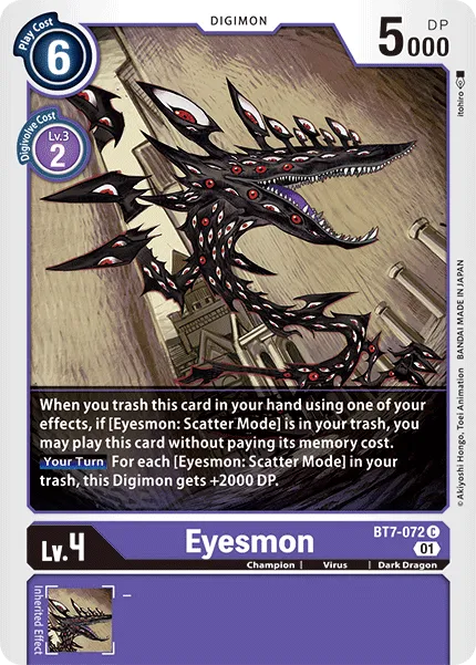 Eyesmon &mdash; Digimon Card Game card