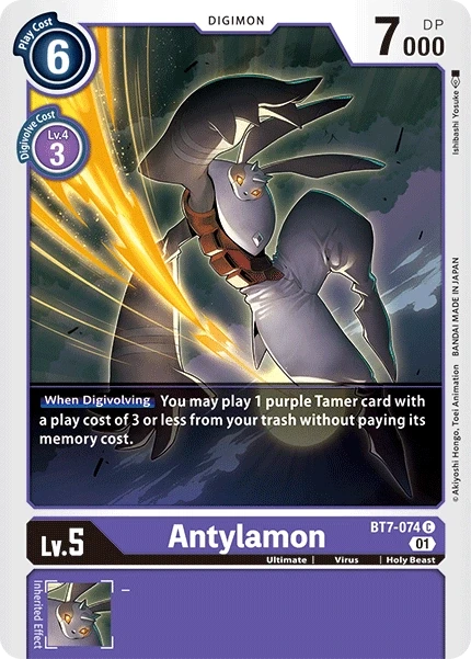 Antylamon &mdash; Digimon Card Game card