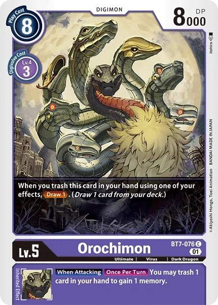 Orochimon &mdash; Digimon Card Game card