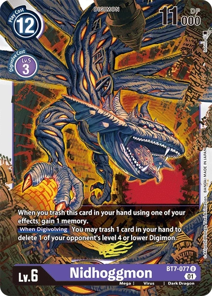 Nidhoggmon &mdash; Digimon Card Game card