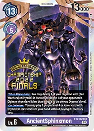 AncientSphinxmon &mdash; Digimon Card Game card