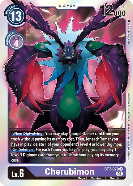 Cherubimon &mdash; Digimon Card Game card