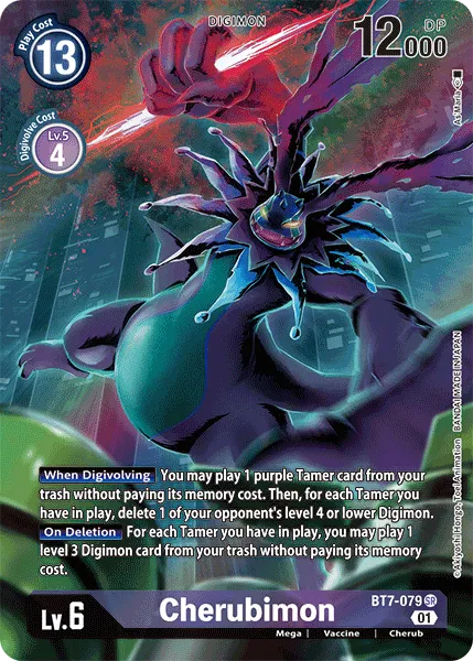 Cherubimon &mdash; Digimon Card Game card