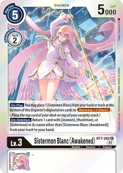 Sistermon Blanc (Awakened) &mdash; Digimon Card Game card