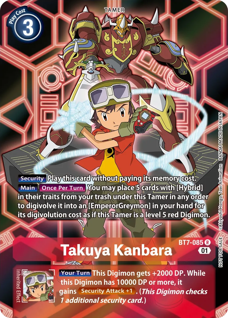 Takuya Kanbara &mdash; Digimon Card Game card