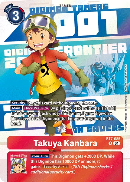 Takuya Kanbara &mdash; Digimon Card Game card
