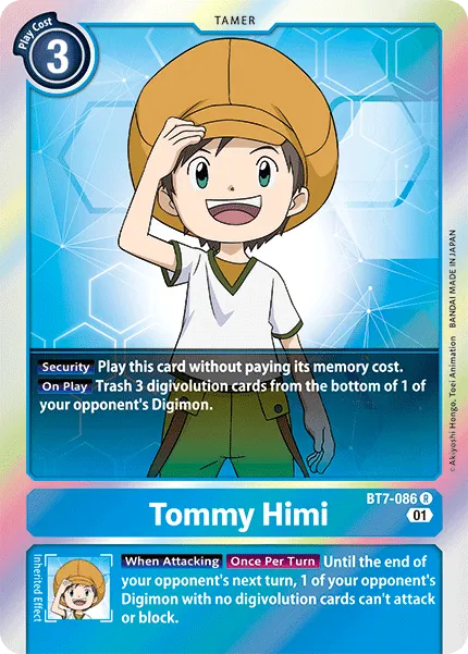Tommy Himi &mdash; Digimon Card Game card
