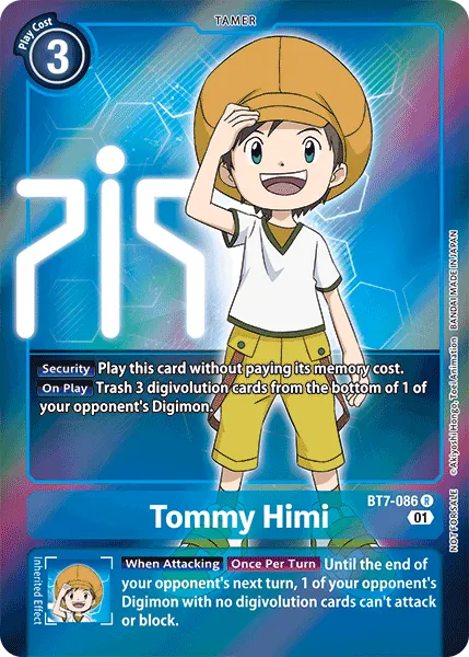 Tommy Himi &mdash; Digimon Card Game card