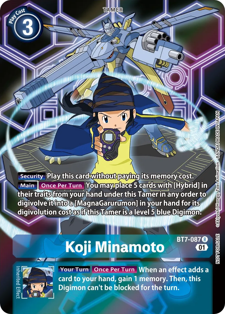 Koji Minamoto &mdash; Digimon Card Game card