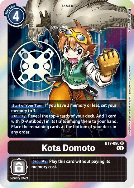 Kota Domoto &mdash; Digimon Card Game card