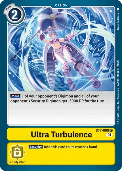 Ultra Turbulence &mdash; Digimon Card Game card