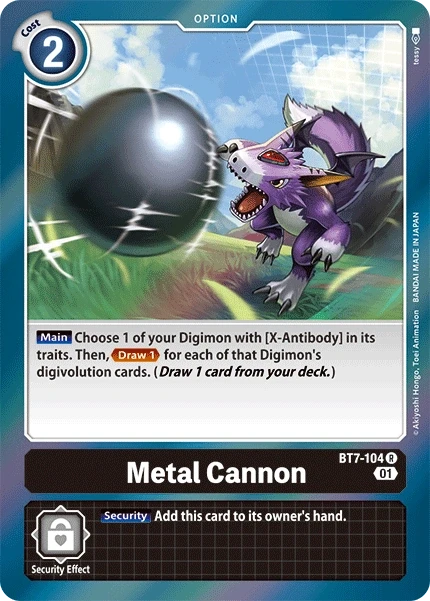 Metal Cannon &mdash; Digimon Card Game card