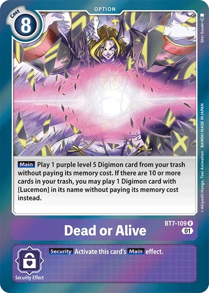 Dead or Alive &mdash; Digimon Card Game card
