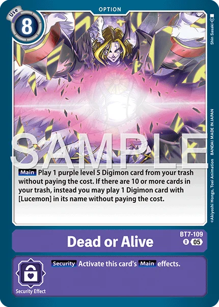 Dead or Alive &mdash; Digimon Card Game card
