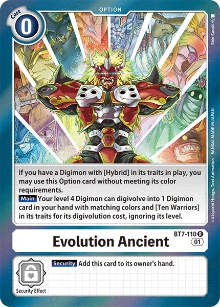 Evolution Ancient &mdash; Digimon Card Game card