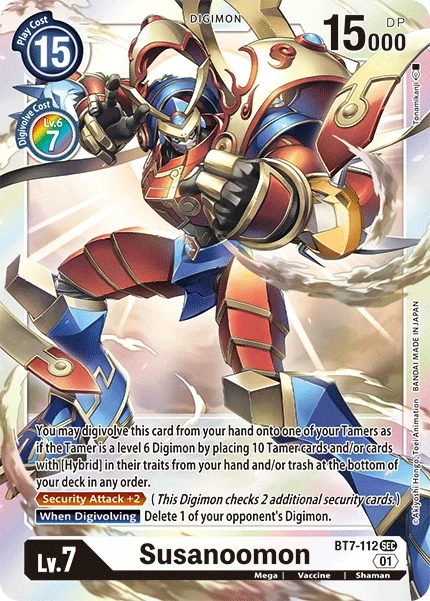 Susanoomon &mdash; Digimon Card Game card