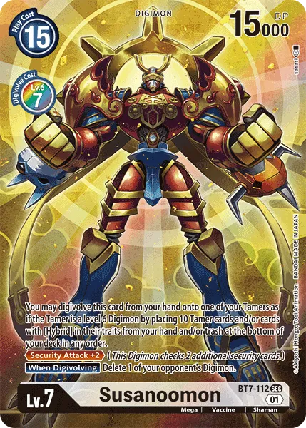 Susanoomon &mdash; Digimon Card Game card