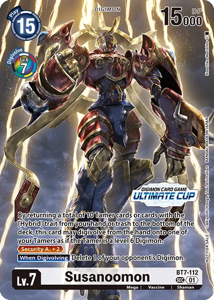 Susanoomon &mdash; Digimon Card Game card
