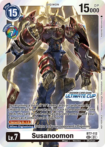 Susanoomon &mdash; Digimon Card Game card