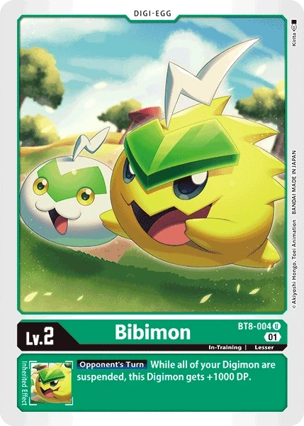 Bibimon &mdash; Digimon Card Game card