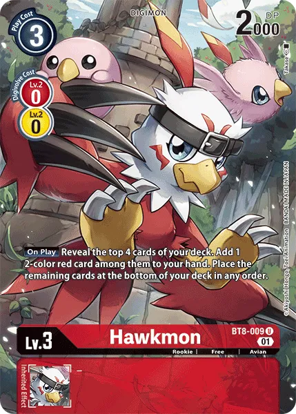Hawkmon &mdash; Digimon Card Game card
