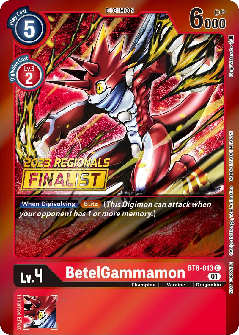 BetelGammamon &mdash; Digimon Card Game card