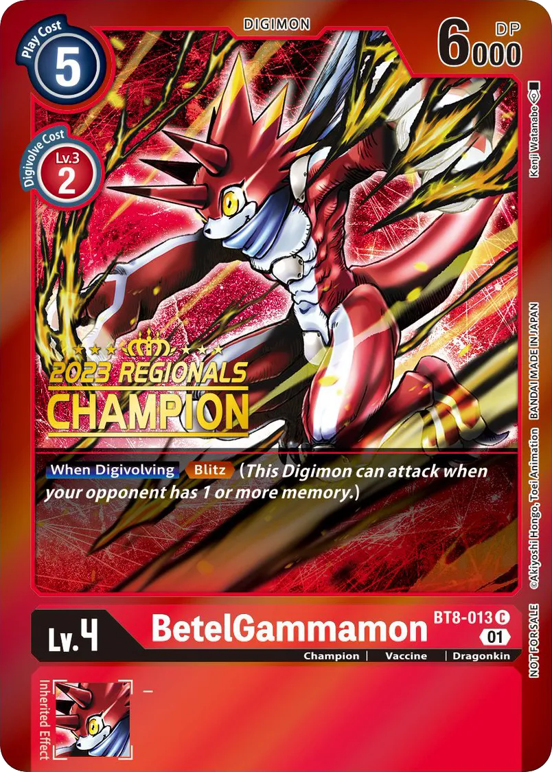 BetelGammamon &mdash; Digimon Card Game card