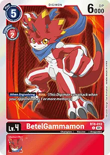BetelGammamon &mdash; Digimon Card Game card