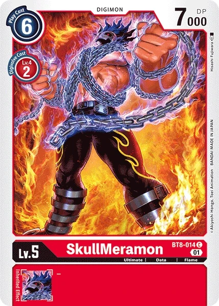 SkullMeramon &mdash; Digimon Card Game card