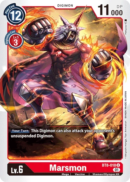 Marsmon &mdash; Digimon Card Game card