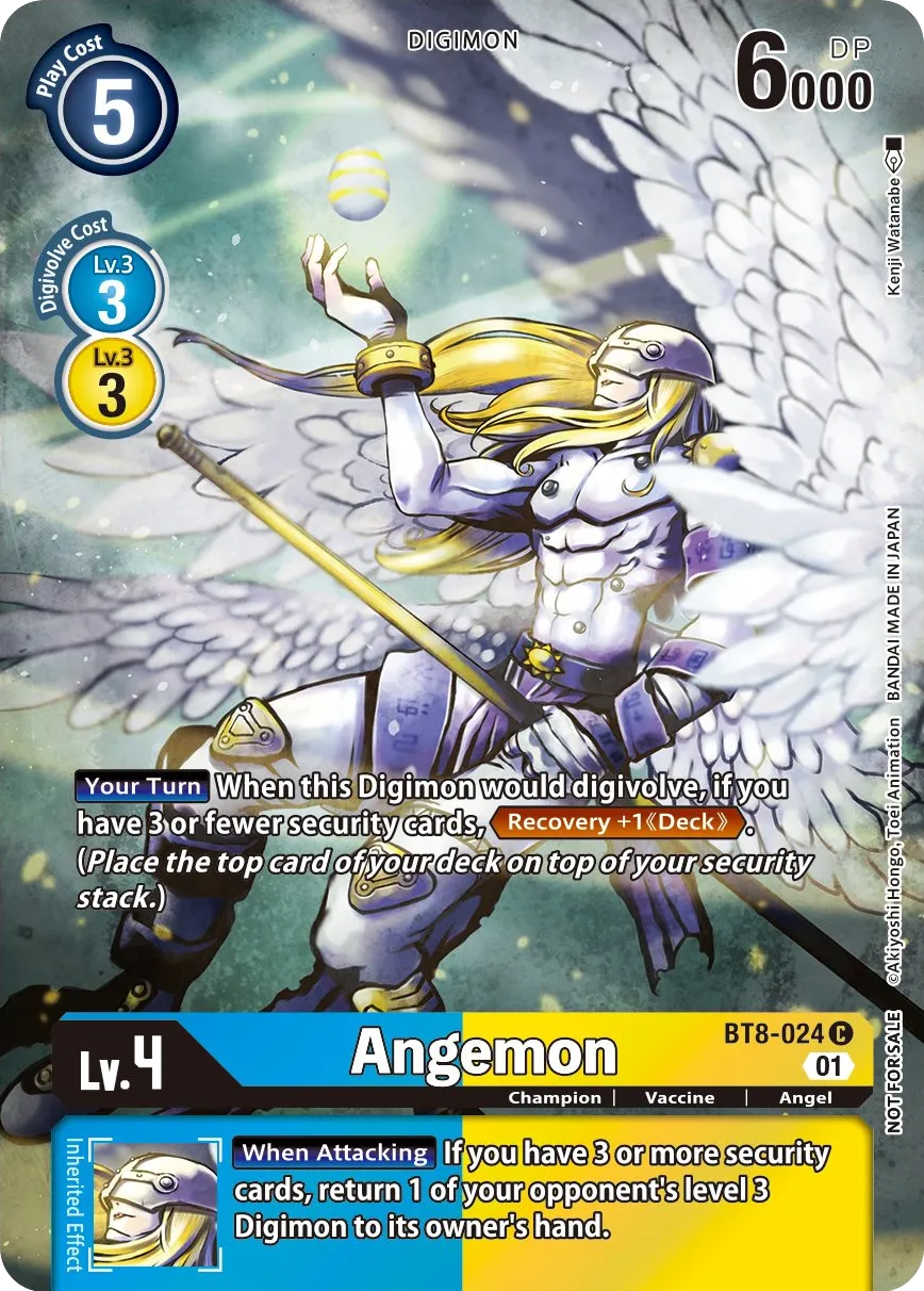 Angemon &mdash; Digimon Card Game card