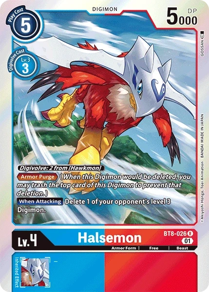 Halsemon &mdash; Digimon Card Game card
