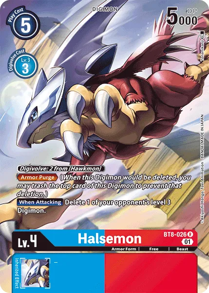 Halsemon &mdash; Digimon Card Game card