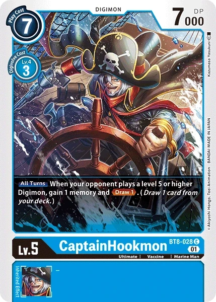 CaptainHookmon &mdash; Digimon Card Game card