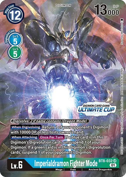Imperialdramon Fighter Mode &mdash; Digimon Card Game card