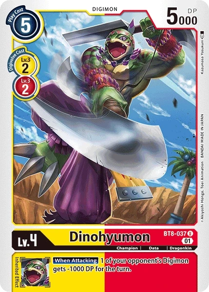 Dinohyumon &mdash; Digimon Card Game card
