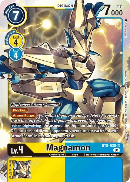 Magnamon &mdash; Digimon Card Game card