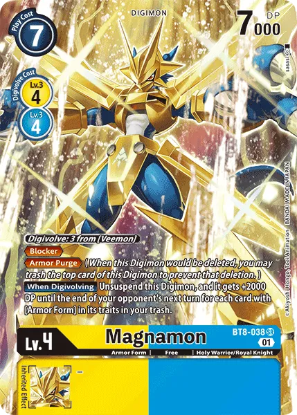 Magnamon &mdash; Digimon Card Game card