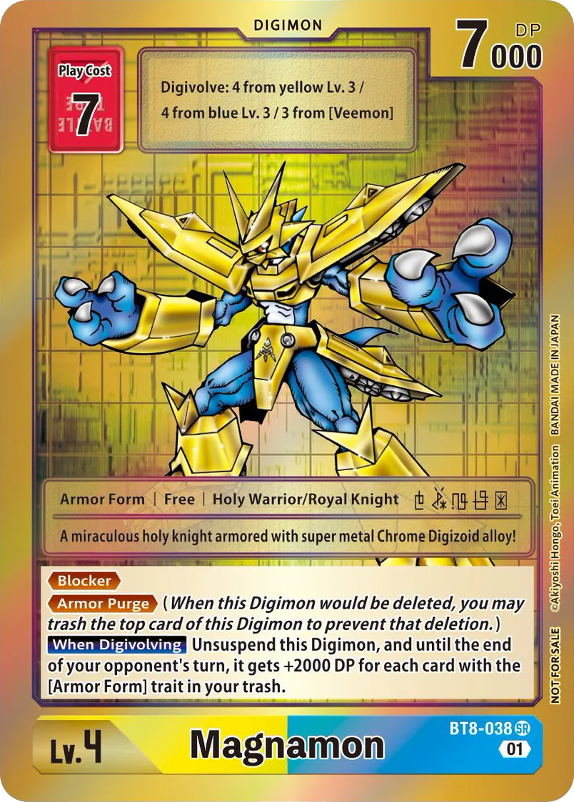 Magnamon &mdash; Digimon Card Game card