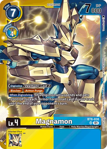 Magnamon &mdash; Digimon Card Game card