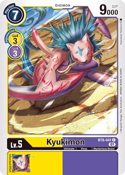 Kyukimon &mdash; Digimon Card Game card