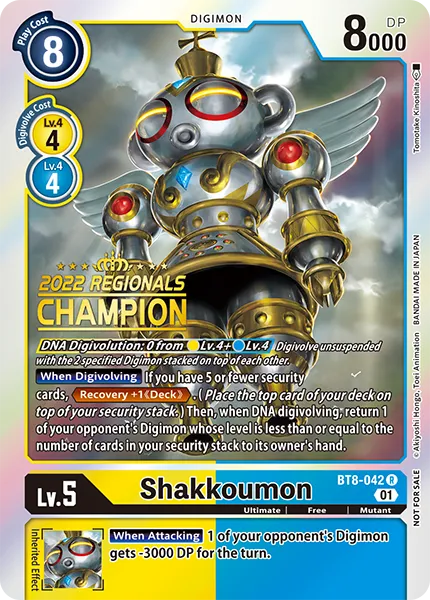 Shakkoumon &mdash; Digimon Card Game card