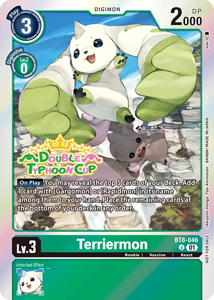Terriermon &mdash; Digimon Card Game card